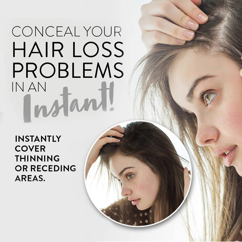 InstaHair Best Hair Building Fibres Dark Brown 23g - Hair Fibers for Men and Women, Hair loss concealer - BeesActive Australia