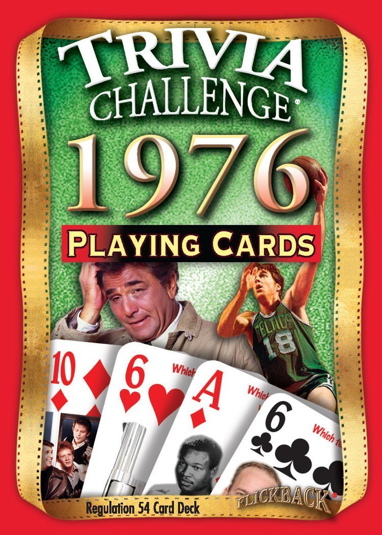 [AUSTRALIA] - Flickback Media 1976 Trivia Challenge Playing Cards: Birthday Gift 