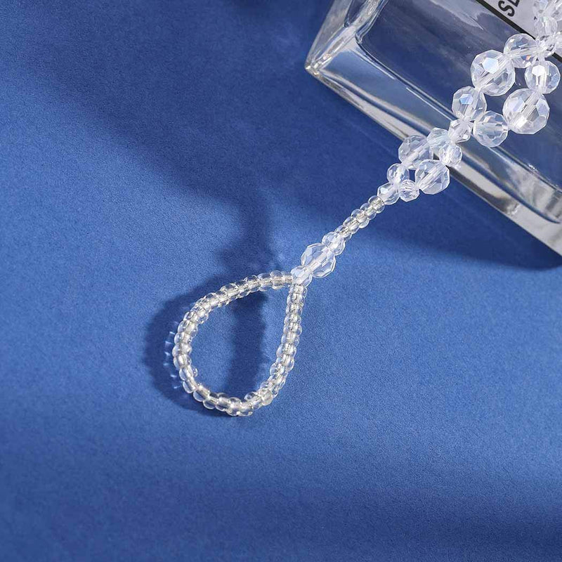 Aetorgc Delicate Anklets Chain Crystal Foot Anklet Beads Bridal Beach Sandals Jewelry for Women and Girls - BeesActive Australia