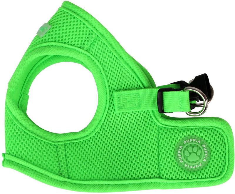 Puppia Authentic Neon Soft Vest Harness B Green Large Puppia Neon Soft Vest Harness B - BeesActive Australia