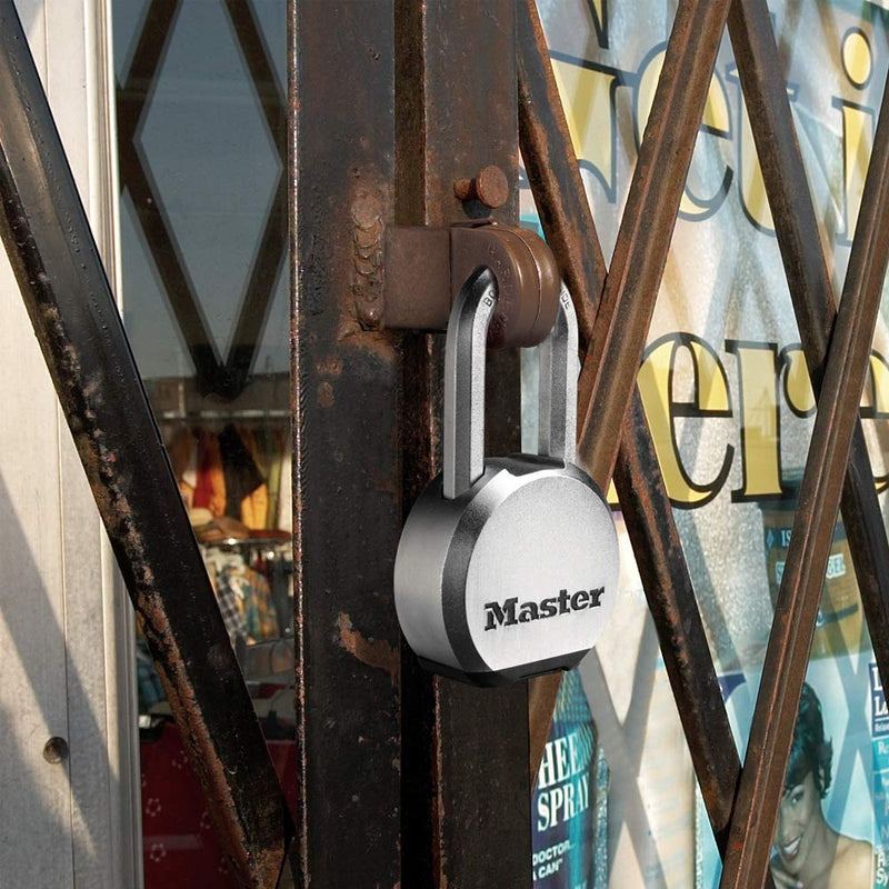 Master Lock M930XKADLH Magnum Heavy Duty Solid Steel Padlock with Key 14/32&quot; x 2&quot; x 15/16 - BeesActive Australia