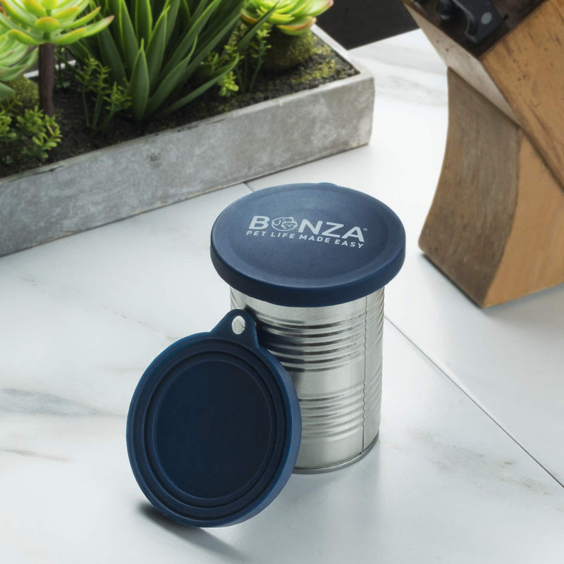 Bonza Pet Food Can Covers, Set of 2 Universal Silicone Can Lids for Dog or Cat Food Can Covers, BPA Free, Food Safe, Dishwasher Safe - BeesActive Australia
