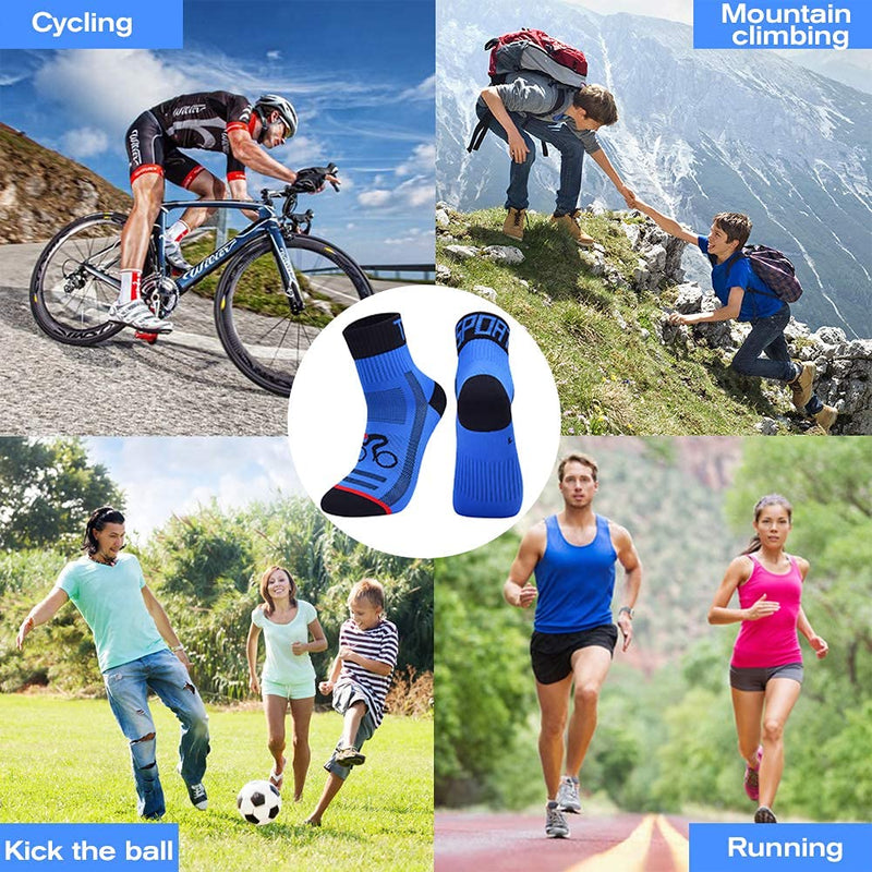 5/10Pack Sports Cycling Socks Colorful Anti Smell Ankle Running Athletic Socks 5pack X-Large - BeesActive Australia