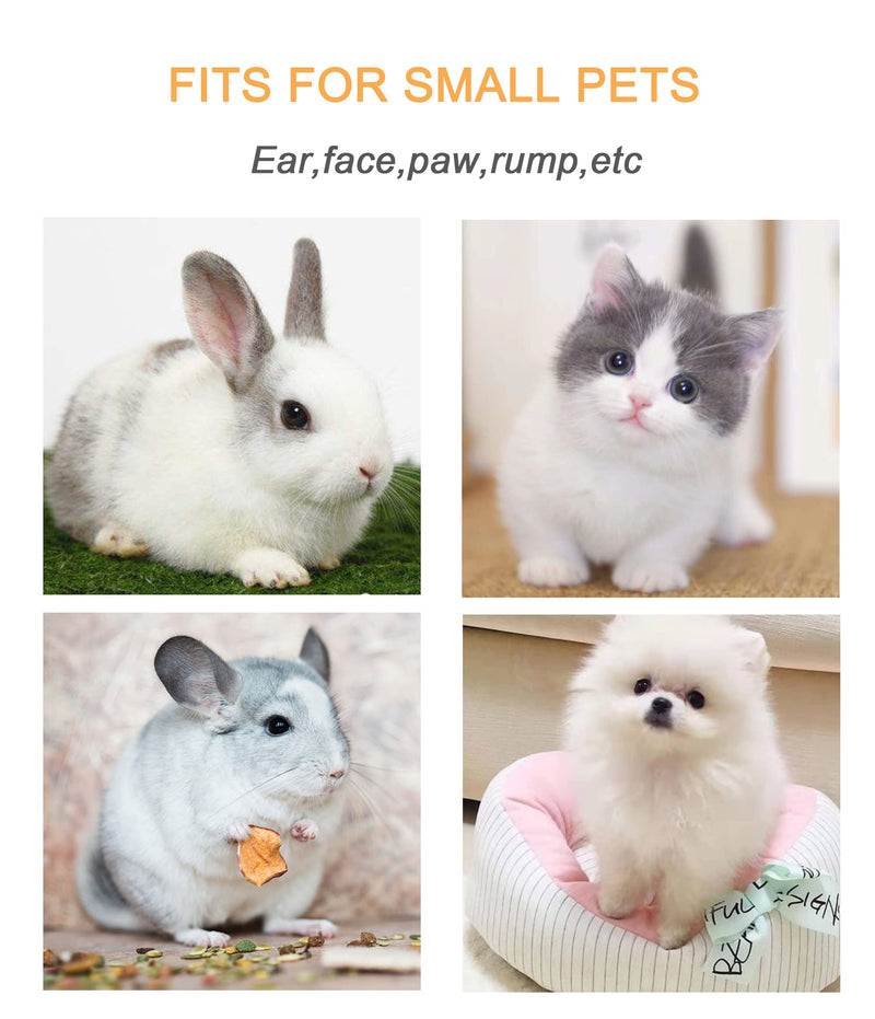 Electric Dog Paw Fur Trimmer Cordless Ear Hair Clipper Small Cats Mini Dogs Clippers Light up Puppy Grooming Clippers 2 Speeds Rechargeable Cat Trimmer Quiet Grooming with UV Light - BeesActive Australia