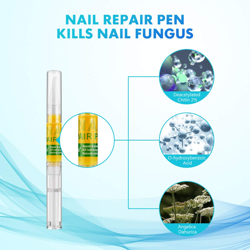 4pcs Nail Repair Pen, Nail Treatments, Repair Strengthen Toenails and Fingernails - BeesActive Australia