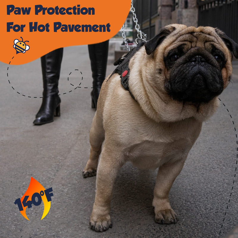 Bulldog Nose Butter & Paw Balm Treatment for Dry, Cracked and Rough Paw & Snout 2oz-Also Paw Moisturizer for Dogs and Protection for Hot Pavement-Dog Nose & Paw Balm,Paw Cream & Snout Soother for Dogs Pack of 1 - BeesActive Australia