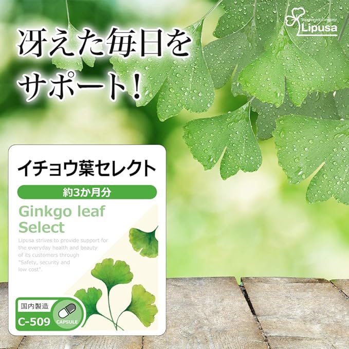 [Ripsa Official] Ginkgo Biloba Select Approximately 3 months supply C-509 Supplement - BeesActive Australia