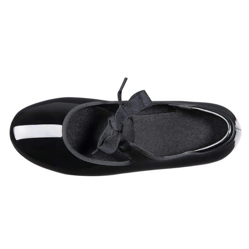 [AUSTRALIA] - Linodes Leather/Patent Tap Shoe for Girls and Boys (Toddler/Little Kid/Big Kid) 2.5 Little Kid Black Patent 