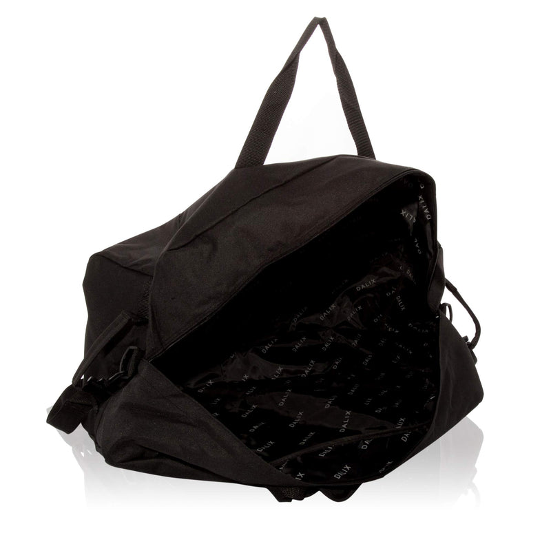 DALIX 25" Big Adventure Large Gym Sports Duffle Bag (Black Grey Navy Blue Red Camo) Black - BeesActive Australia