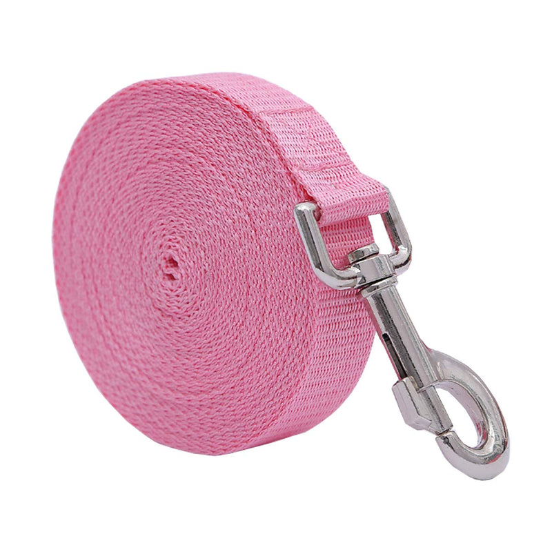 Long Dog Puppy Obedience Recall Training Agility Lead 40FT/50FT/65FT Training Leash for Training Play Camping Backyard 40 Feet (12m) Pink - BeesActive Australia