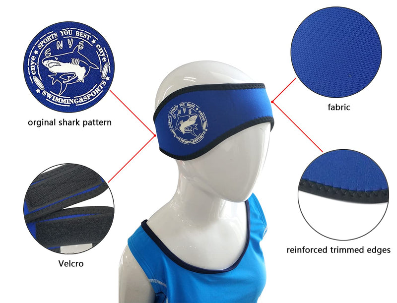 CNYE Original Swimming Headband, Swimmer Ear Protection Band for Kids Teenagers, Hold Earplugs in Place and Keep Water Out - BeesActive Australia