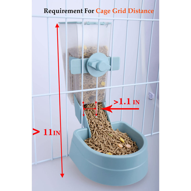 RUBYHOME Pets Food Hanging Bowl for Crates & Cages Hanging Pet Cage Feeder for Small Animals Cats Puppies Ferrets Rabbit Automatic Feeder - BeesActive Australia