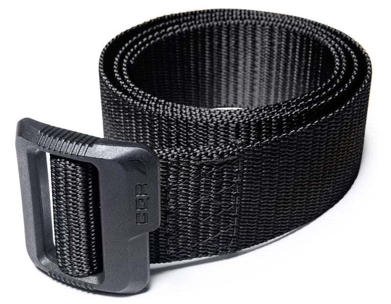 [AUSTRALIA] - CQR 1 or 2 Pack Tactical Belt, Military Style Heavy Duty Belt, Nylon Webbing EDC Quick-Release Buckle Plastic Flip Tab(mzt01) - Black M[w32-34] 