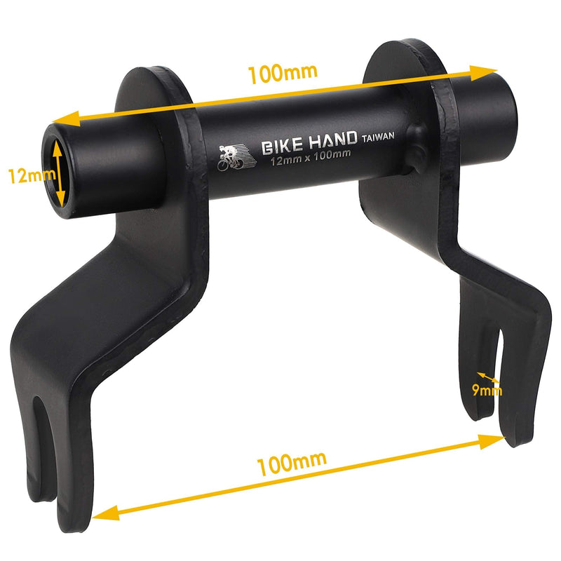 BIKEHAND Thru Axle Fork Mount Rack Adapter 12x100mm - Bike Bicycle Carrier Rack Car Roof Truck Bed Storage - BeesActive Australia