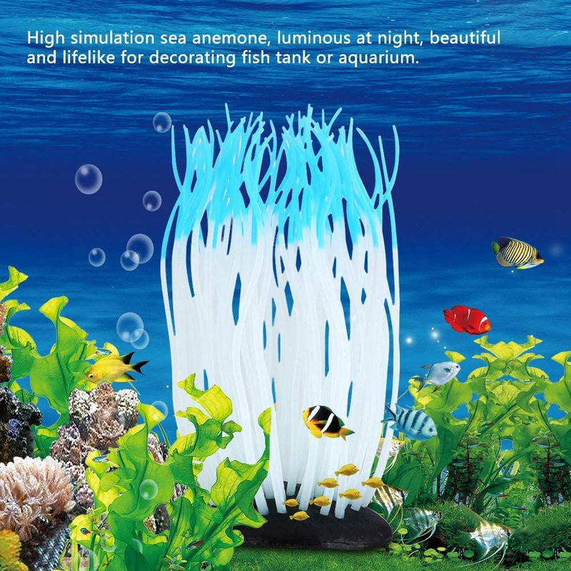 Detailed Aquarium Ornaments,Artificial Soft Sea Anemone Coral Plant for Aquarium Fish Tank Decoration Silicone Aquarium Ornament - BeesActive Australia