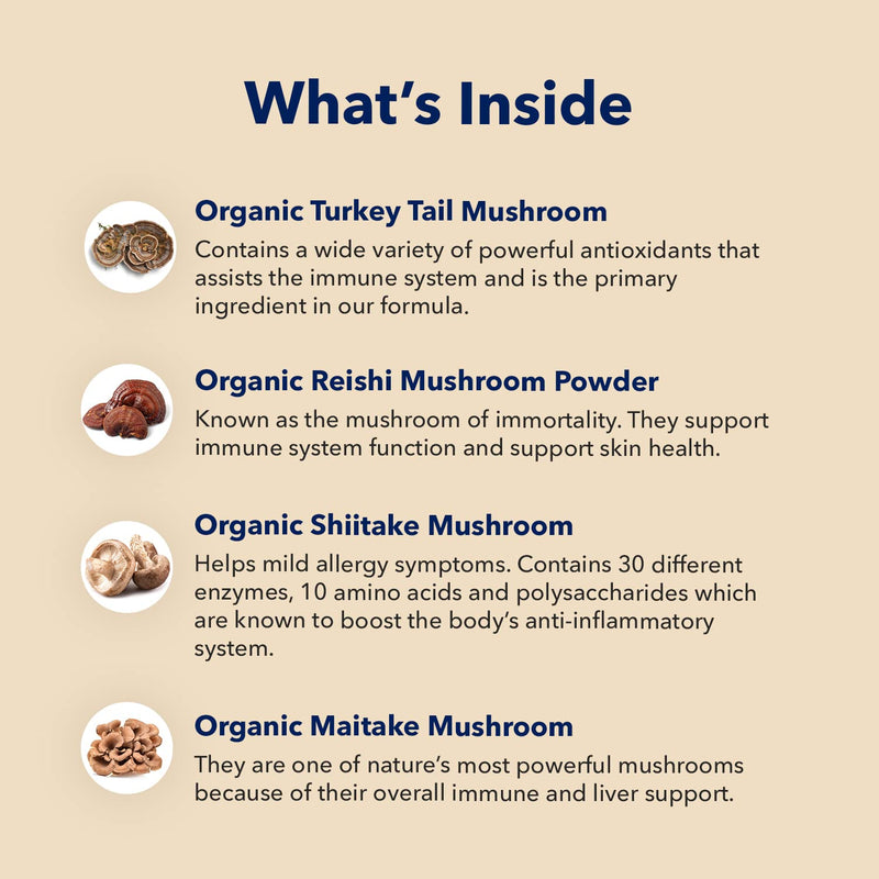 Honest Paws Dog Digestive and Immunity Booster – Turkey Tail Mushroom Blend - Shiitake, Reishi, Maitake Mushroom Extract Formula - No Filler, No Additives - (1.05 oz) - BeesActive Australia