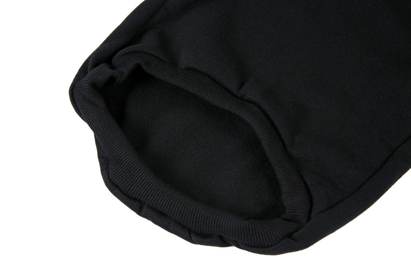 Blank Dog Sweatshirt Pet Hoodie for Dogs Doggie Clothes Large Black - BeesActive Australia