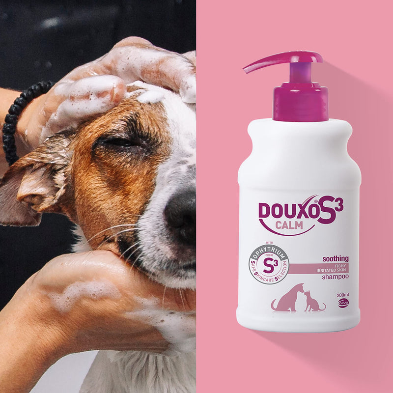 Douxo S3 Calm Shampoo 6.7 oz (200 mL) - For Dogs and Cats with Allergic, Itchy Skin - BeesActive Australia