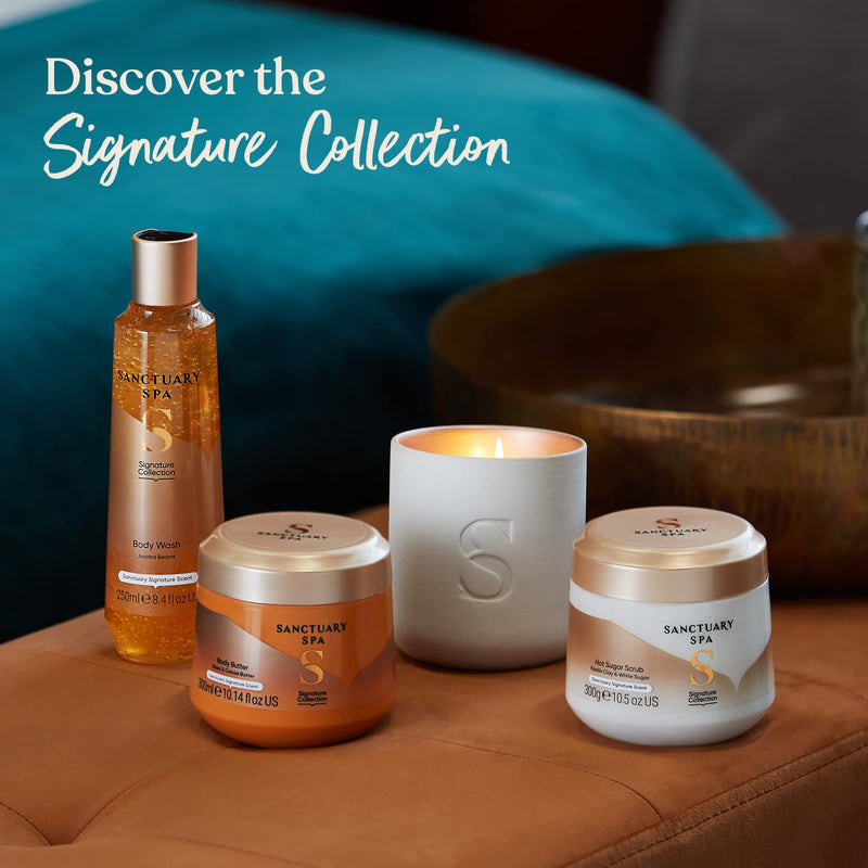 Sanctuary Spa Hot Sugar Scrub, No Mineral Oil, Cruelty Free and Vegan Sugar Body Exfoliator, 300 ml - BeesActive Australia