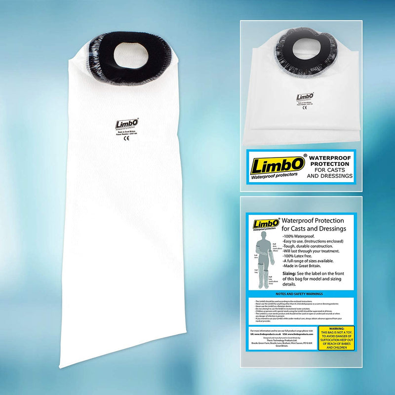 LimbO Waterproof Protectors Cast and Dressing Cover - Adult Full Arm (M60L: 25-29 cm Upper Arm Circ.) M60L: 25-29 cm Upper Arm Circ. - BeesActive Australia