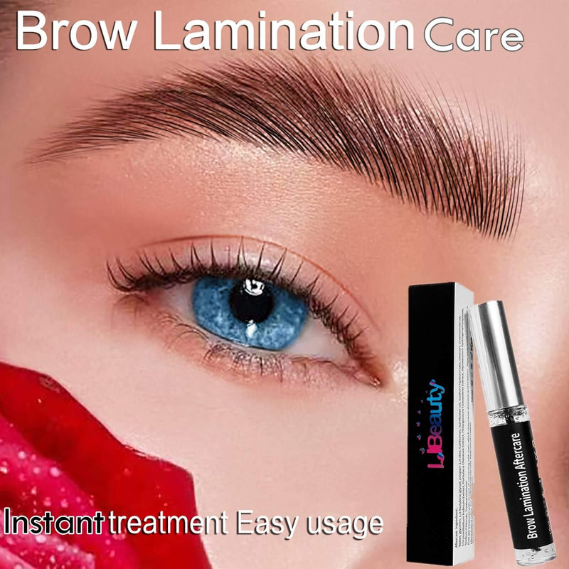 LiBeauty Brow Lamination Aftercare，Eyebrow Lamination Conditioner, Eyebrow Lift Serum, Fuller & Thicker Aftercare for Brow LAMINATION/Lift/Tint/Wax | 100-Day Supply (10ml) clear - BeesActive Australia