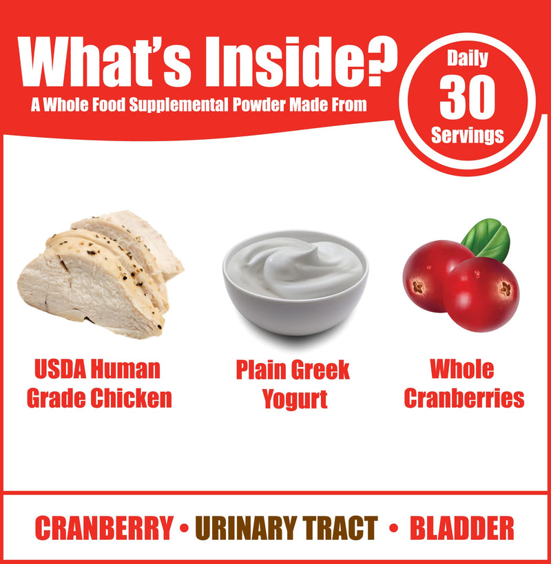 Whole Life Pet Urinary Tract Daily Supplement for Cats – Cranberry with Probiotics. UTI Prevention, Bladder Health. Mixes in Food or with Water for Hydrating Snack - BeesActive Australia
