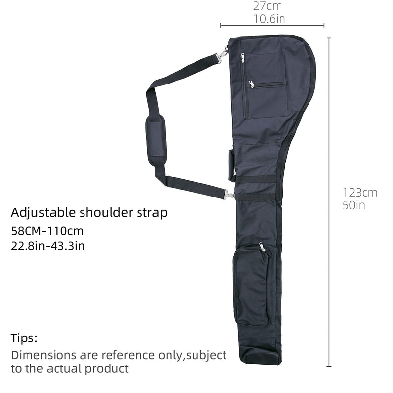 Sunday Golf Bag Small Golf Travel Bag Foldable, Zippered Golf Carry Bag - BeesActive Australia