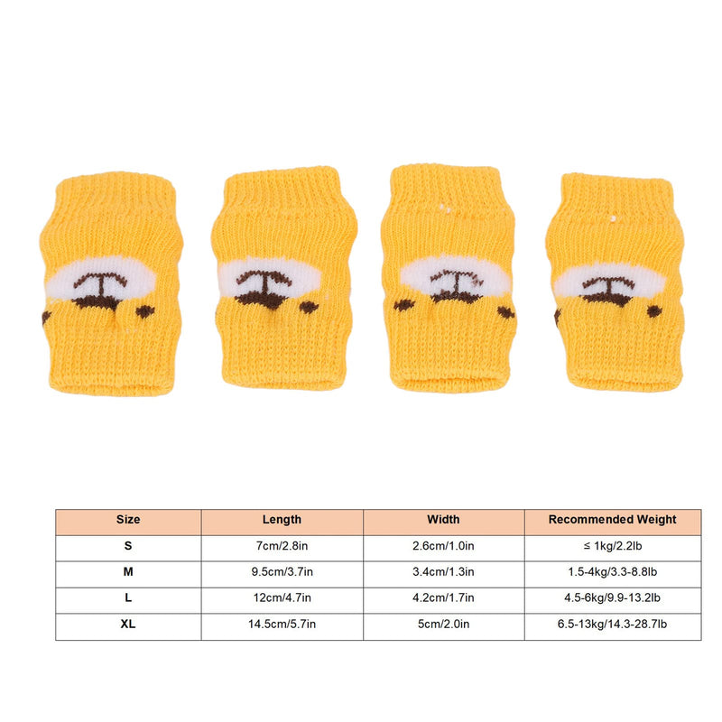 Zerodis 4pcs Pet Dog Elbow Protector, Elbow Support Wrap Pet Leg Warmers for Dogs Cats Knitted Dog Elbow Sleeve Leg Support Wrap Protectors XL - BeesActive Australia