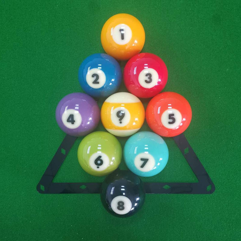 ITROLLE Magic Ball Rack 6PCS Billiard Triangle Magic Rack Sheet with Pool Table Marker Dots Pool Table Ball Holder - BeesActive Australia