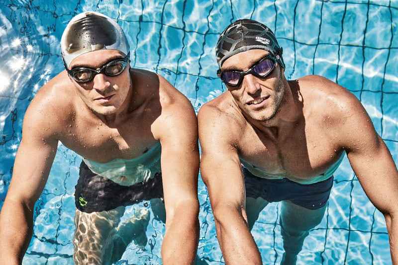 [AUSTRALIA] - arena Spider Swim Goggles for Men and Women Clear / Black 