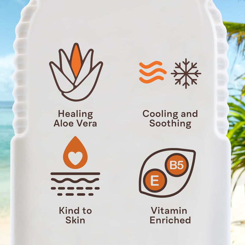 Malibu Sun After Sun Soothing Moisturising Sunburn Relief Serum with Aloe Vera, 75ml - BeesActive Australia