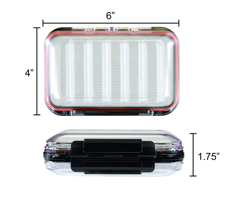 COLDWATER FLY FISHING - Box, 2 Sided, Clear, Waterproof, Tough, Holds Hundreds of Flies Item 1454 - BeesActive Australia