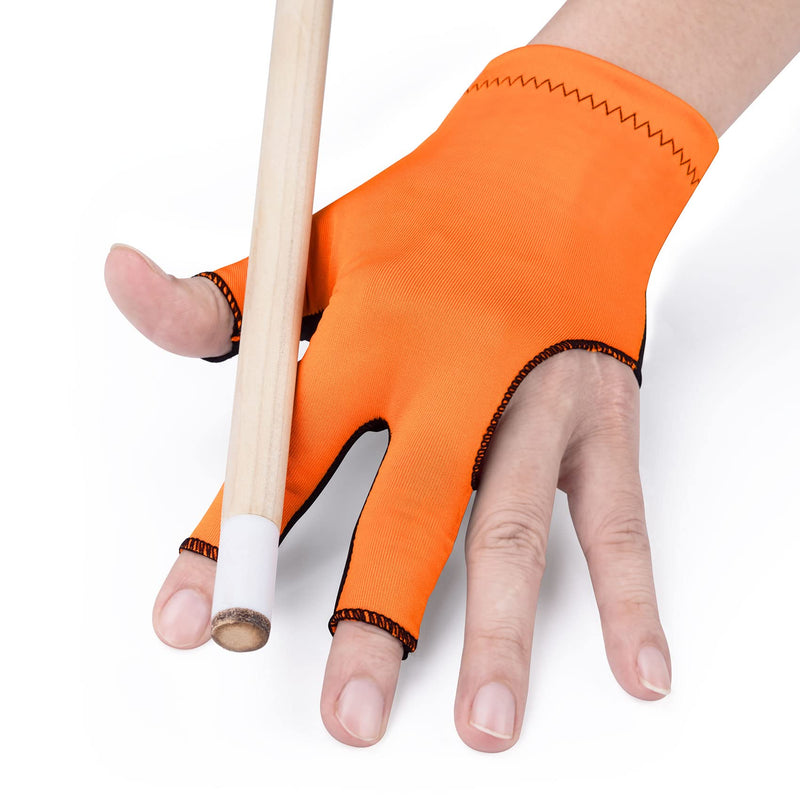 Pagow Billiard Cue Towel Gloves Sport Set, 2Pcs Elastic Lycra Black Billiard Club Cleaning Towel and 4Pcs Pool Gloves Billiards for Man Woman - BeesActive Australia