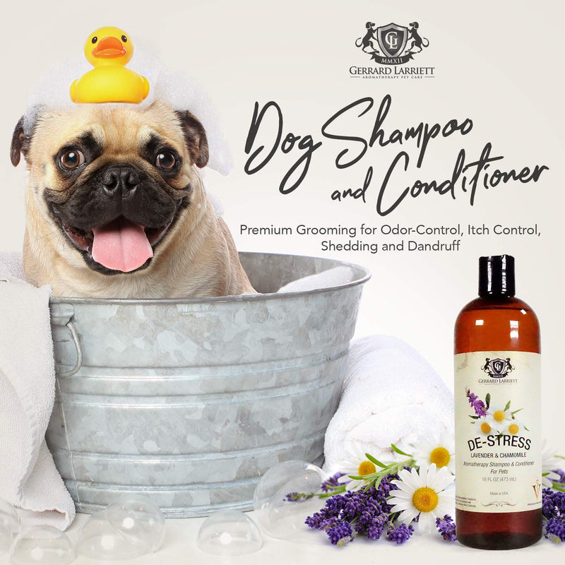 Aromatherapy Shampoo & Conditioner for Pets Dog Shampoo, Medicated Oatmeal Dog Shampoo & Pet Odor Eliminator Lavender & Chamomile - BeesActive Australia