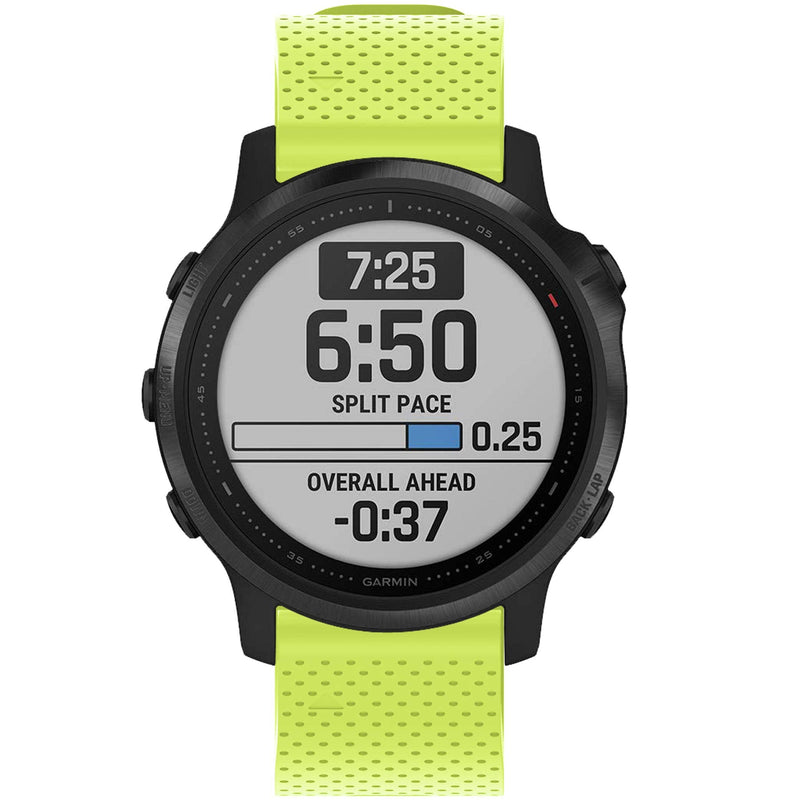 Silicone Bands Compatible with Garmin Fenix 5S/5S Plus/6S/6S Pro/D2 Delta S, Soft Breathable Non-slip Pinhole Rubber Replacement Watch Strap for Fenix 6S/5S Smartwatch Accessories for Women Men Blue Green - BeesActive Australia