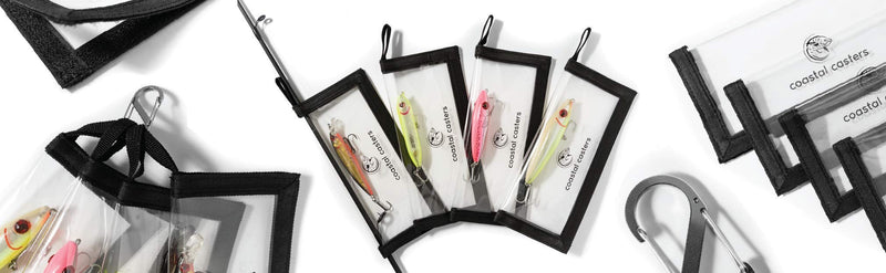 COASTAL CASTERS Fishing Lure Wraps, 4 Pack Clear PVC Lure Cover, Lures & Treble Hooks Protector, Saltwater Fishing Gear, Durable & Saltwater Resistant, Keeps Fish Safe, Bait Storage - BeesActive Australia