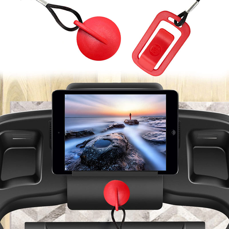 Treadmill Universal Magnet Safety Key for All NordicTrack, Proform, Image, Weslo, Reebok, Epic, Golds Gym, Freemotion, and Healthrider Treadmills Red - BeesActive Australia