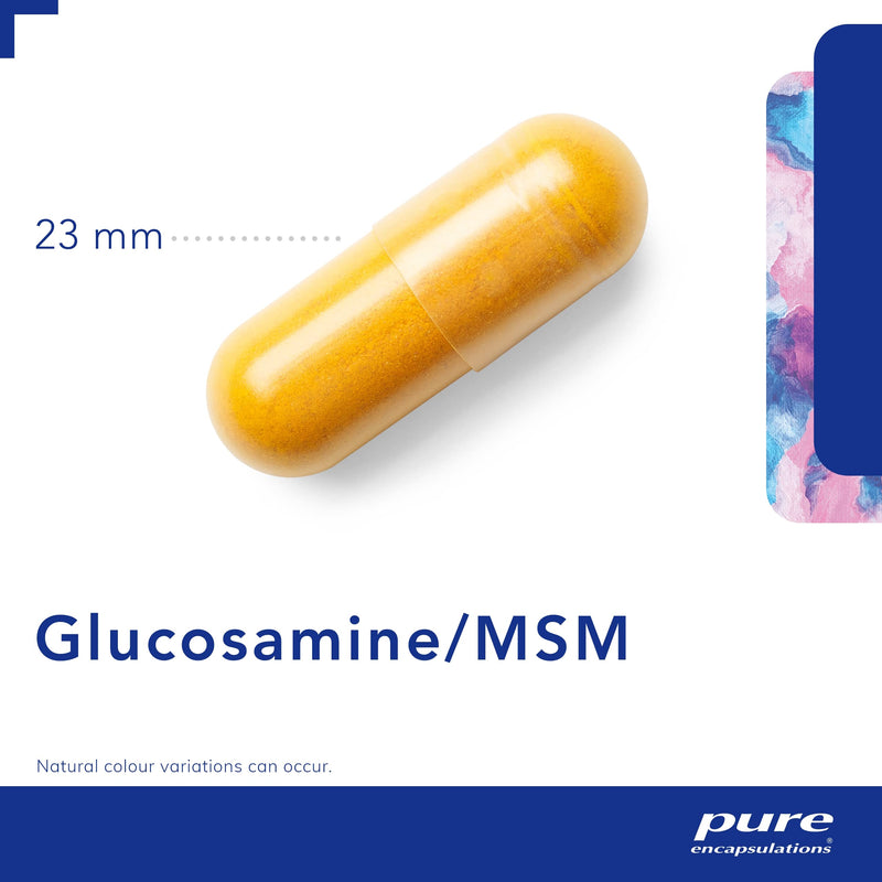 Pure Encapsulations - Glucosamine/MSM - Dietary Supplement Support for Healthy Joint Function and Tissues - with Ginger and Turmeric - 60 Capsules - BeesActive Australia