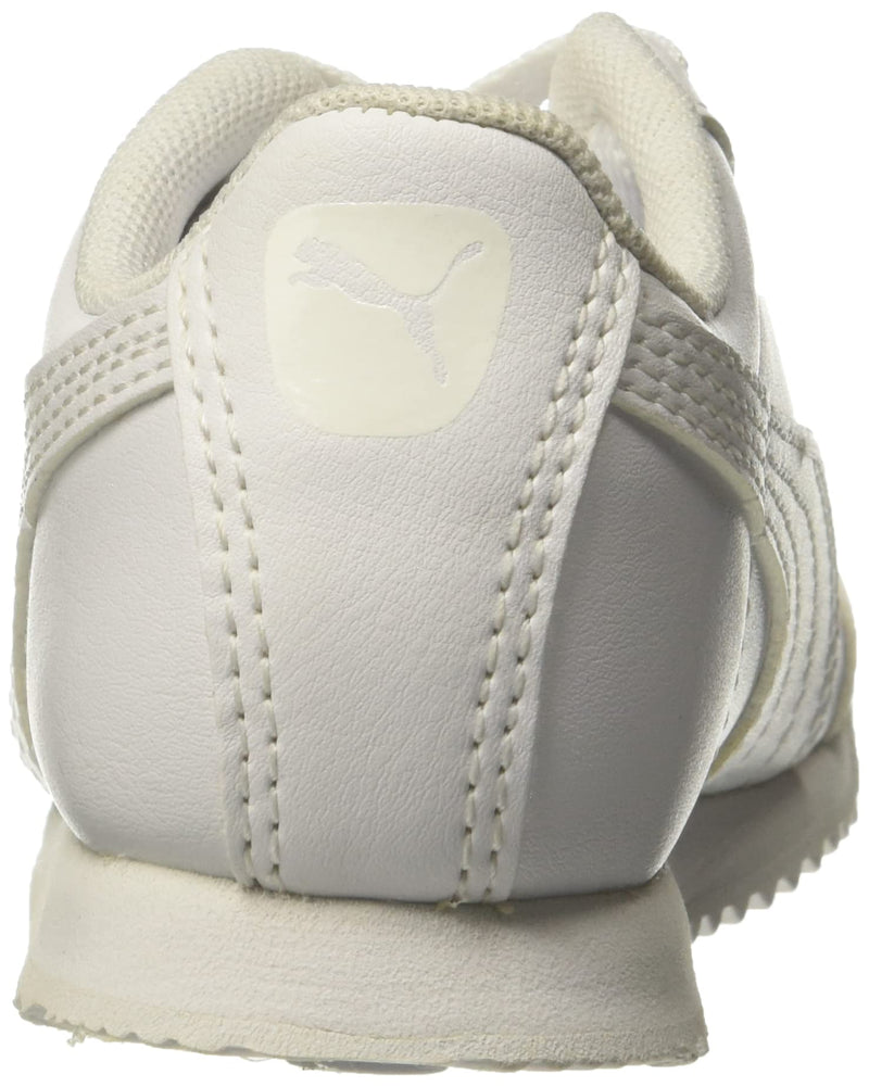 PUMA unisex child Roma Basic Sneaker, White/Light Gray, 10 Toddler US - BeesActive Australia