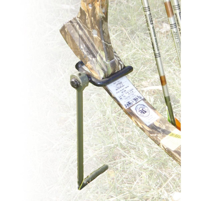HME Products Archer's Ground Stake with Arrow Ring, Olive, 16.54x5.12x1.38 - BeesActive Australia
