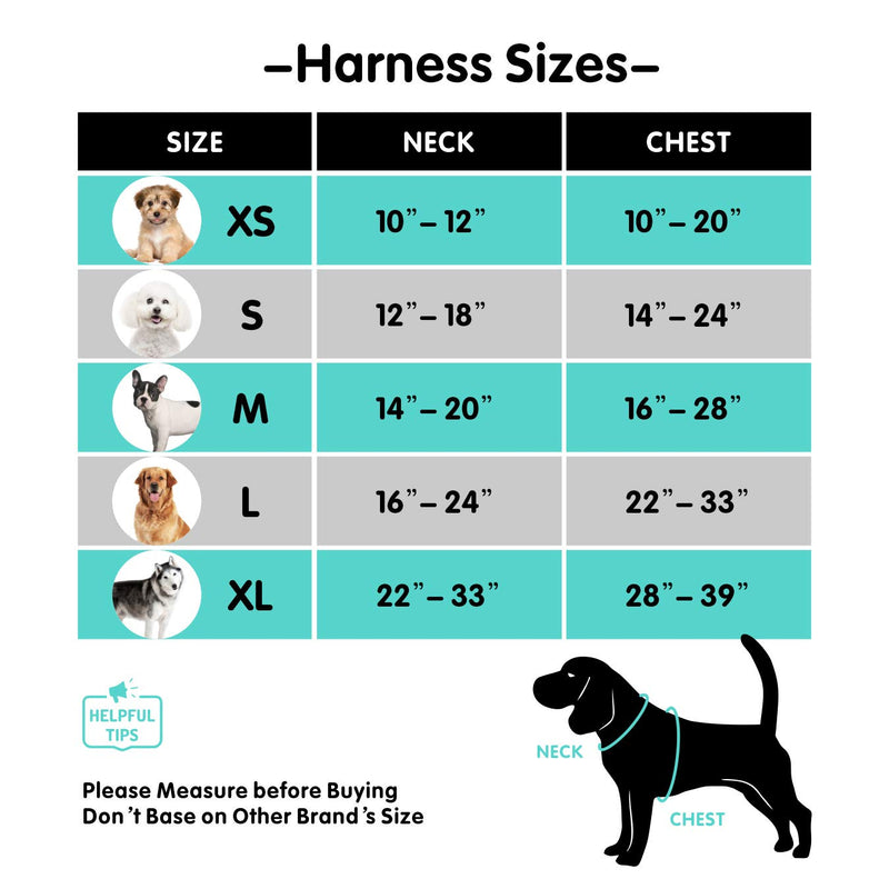 PoyPet Reflective Soft Breathable Mesh Dog Harness Choke-Free Double Padded Vest with Adjustable Neck and Chest Medium Military Green - BeesActive Australia