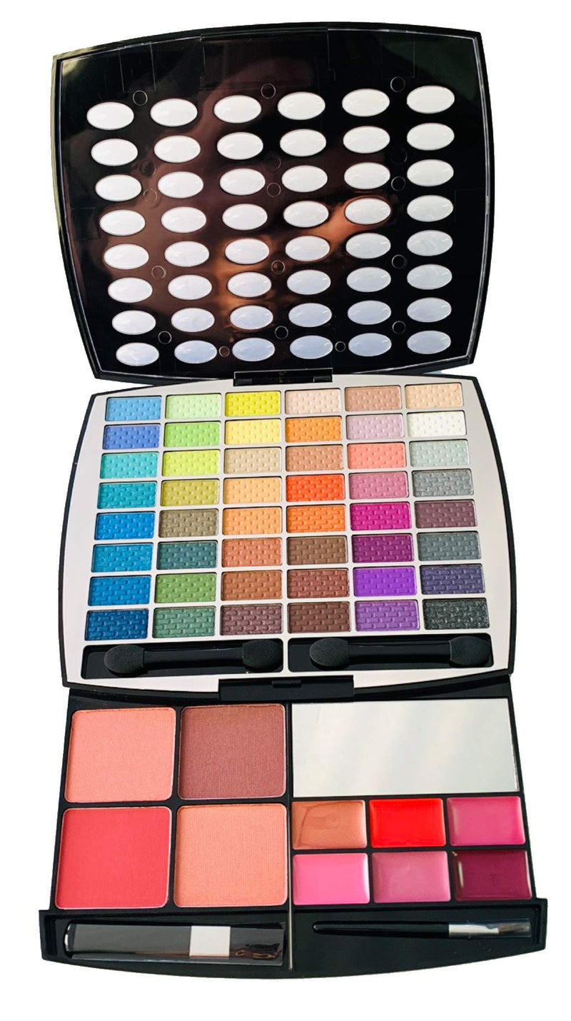 BR Beauty Revolution Glamour Girl Makeup Kit 43 Eyeshadow / 9 Blush / 6 Lip Gloss - BeesActive Australia