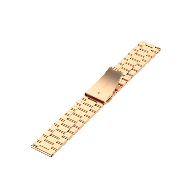 FitTurn Bands Compatible with Garmin Venu 2s SmartWatch -Replacement Classic Stainless Steel Metal WatchBand for Venu 2s SmartWatch (Rosegold) RoseGold - BeesActive Australia