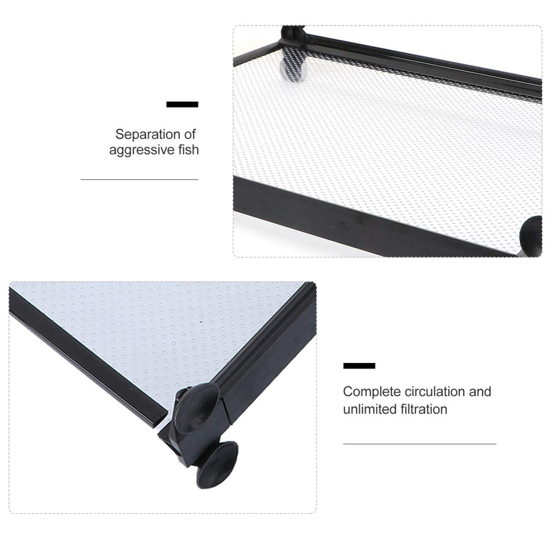 Alipis Fish Tank Divider Plastic Aquarium Panel Separator, Aquarium Divider Isolation Board Aquarium Filter with Suction Cups - BeesActive Australia