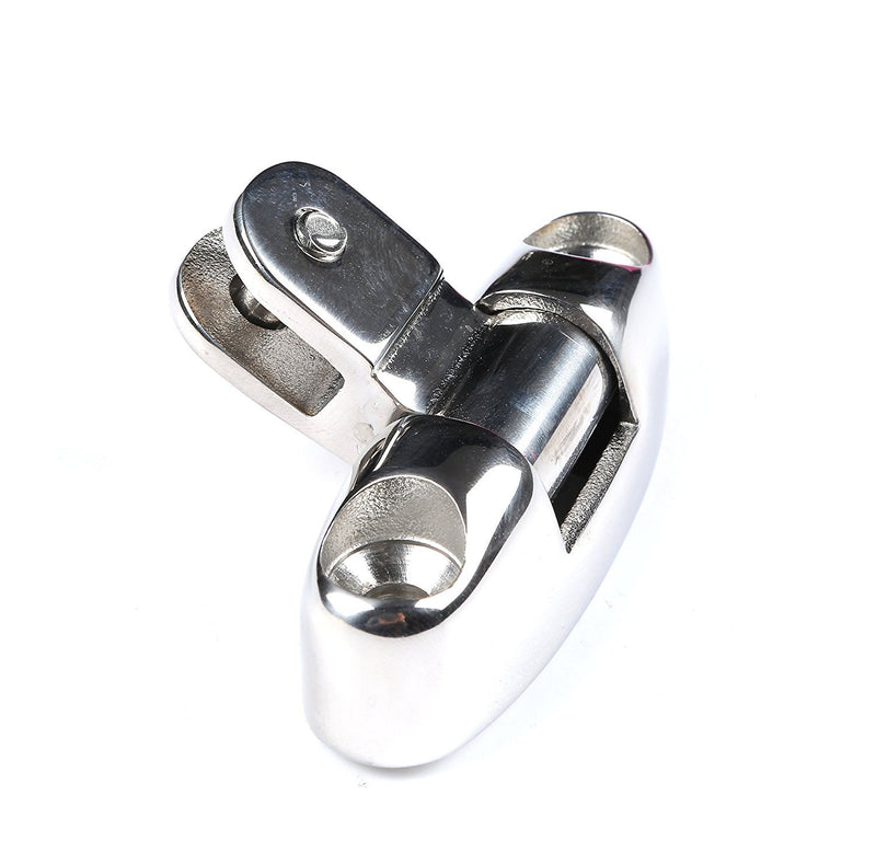 [AUSTRALIA] - MxEol Boat Top Bimini Deck Hinge Swivel Side Mount Stainless Steel W/Screws Pair 