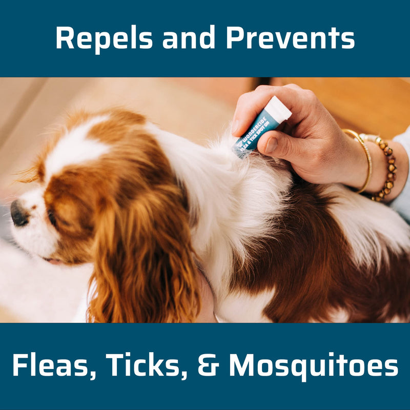 Wondercide - Flea and Tick Dog Spot On - Flea, Tick, and Mosquito Repellent, Prevention for Dogs with Natural Essential Oils - Pet and Family Safe Up to 3 Months Protection - Large 3 Tubes of 0.17 oz - BeesActive Australia