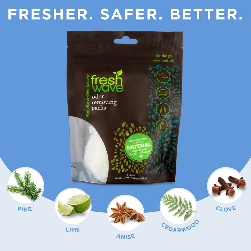 Fresh Wave Odor Removing Gel + Packs Bundle: (3) 7 oz. Gels + (1) Packs + Pod Combo - BeesActive Australia