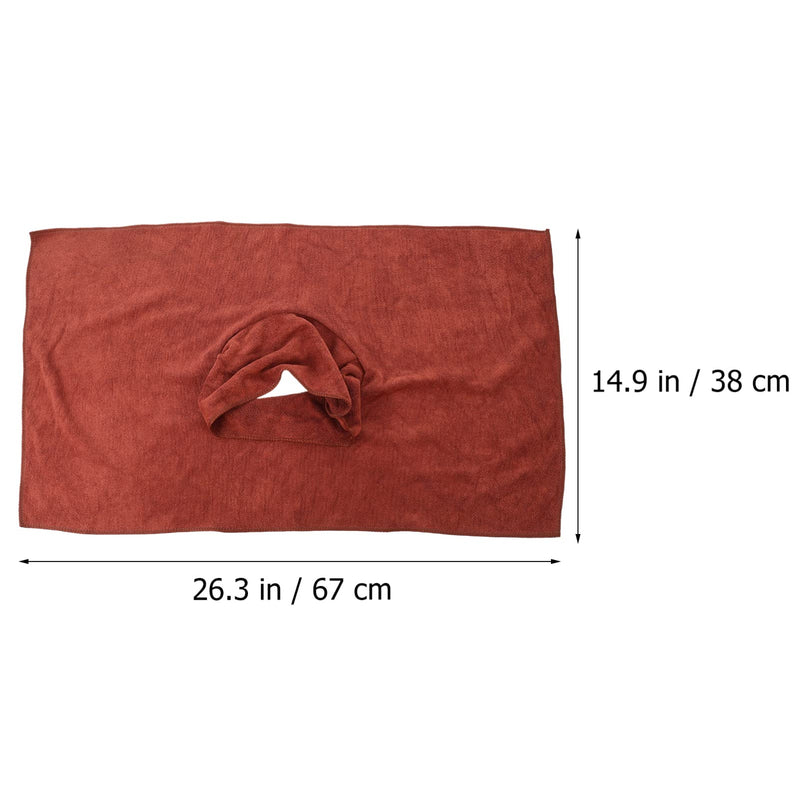 Lurrose Disposable Towels Massage Cradle Covers Headrest Pillow Cushion Spa for Massage Tables Chairs Beauty Spa Salon Bed 40x70cm Coffee White Sheet - BeesActive Australia