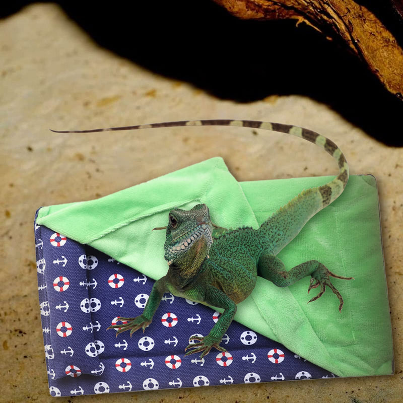 Reptile Sleeping Bag with Pillow and Blanket, Soft Warm Bearded Dragon Bed, Reptile Accessories for Bearded Dragon,Lizard,Leopard Gecko and Small Pet Animal - BeesActive Australia