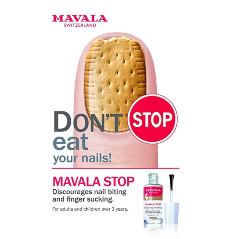 Mavala Stop Deterrent Nail Polish Treatment | Nail Care to Help Stop Putting Fingers In Your Mouth | For Ages 3+ | 0.3 Fl Oz 0.3 Fl Oz (Pack of 1) - BeesActive Australia